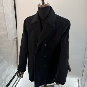 Ralph Lauren Men's Black Peacoat